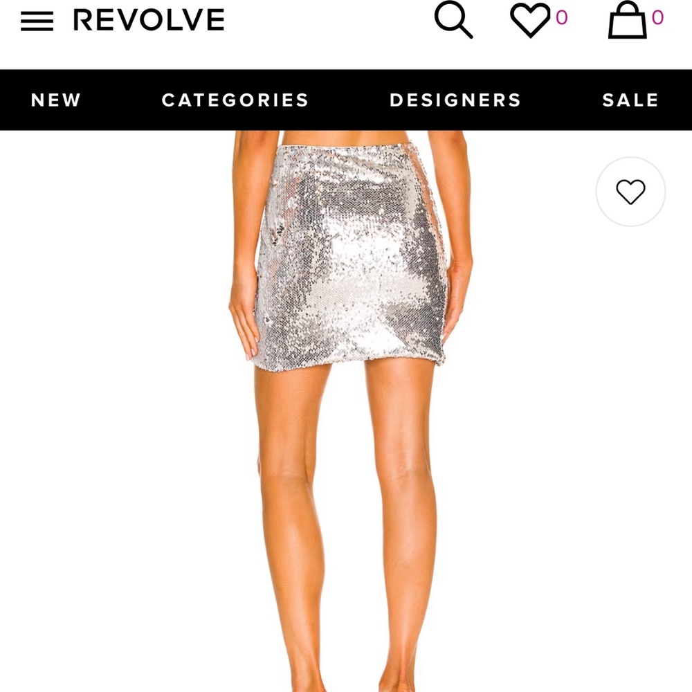 OW Sequin Skirt in Glitter